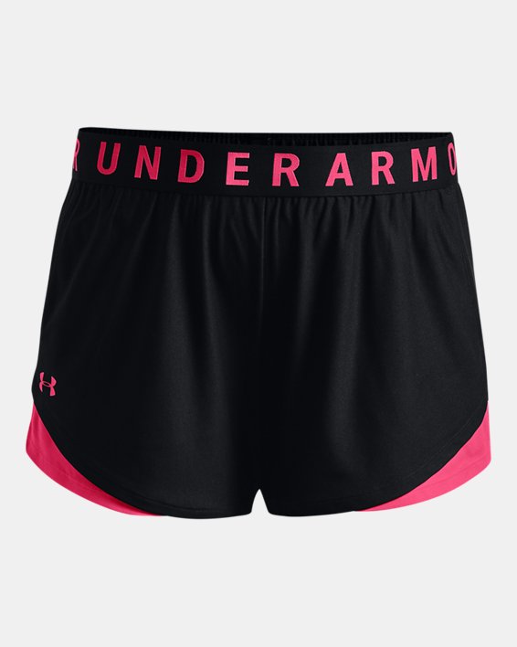 Damen UA Play Up 3.0 Shorts, Black, pdpMainDesktop image number 4